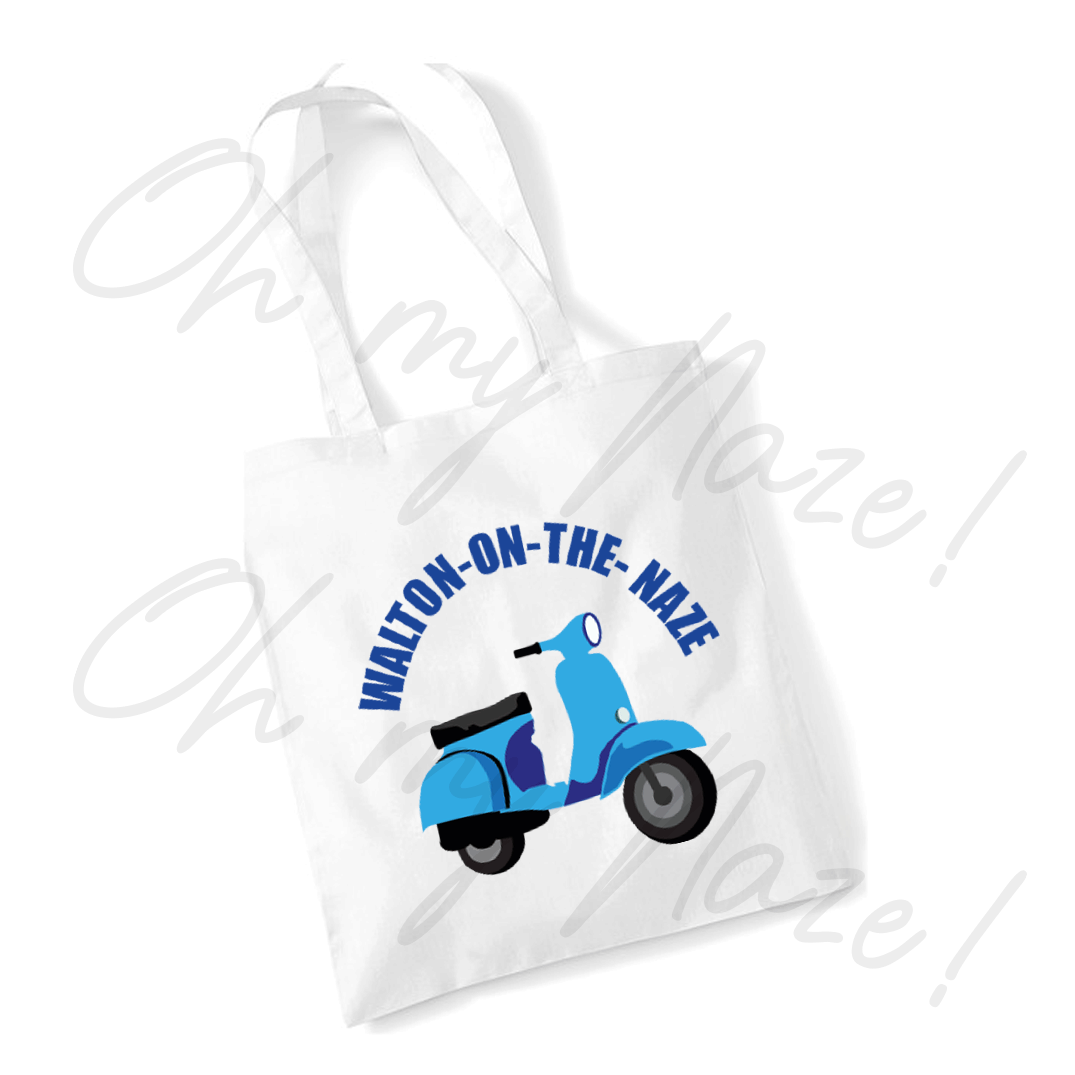 Scooter tote bag