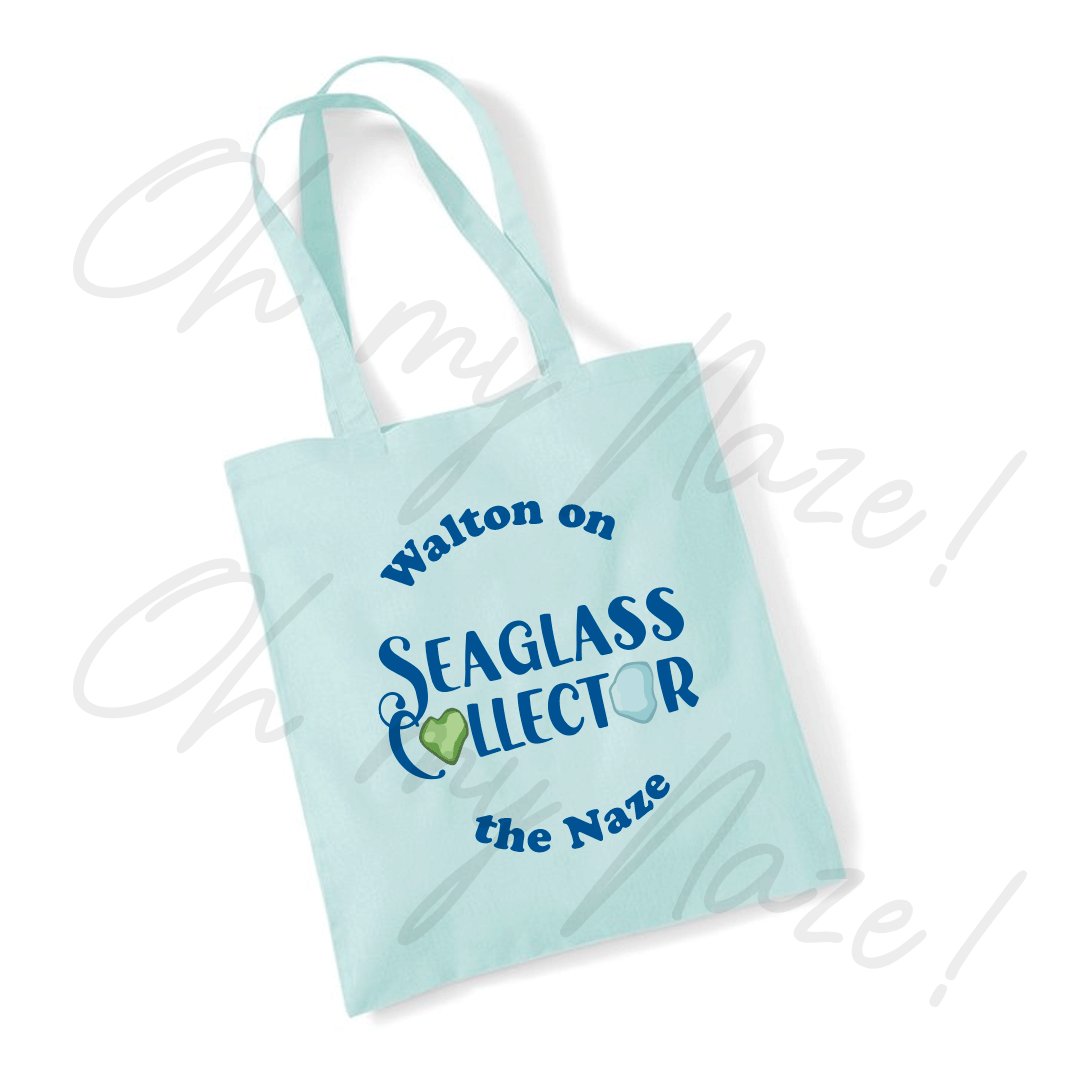 Seaglass Collector tote bag