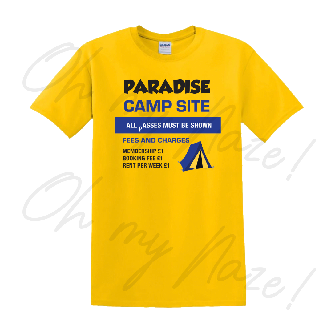 Carry On Camping - T shirt