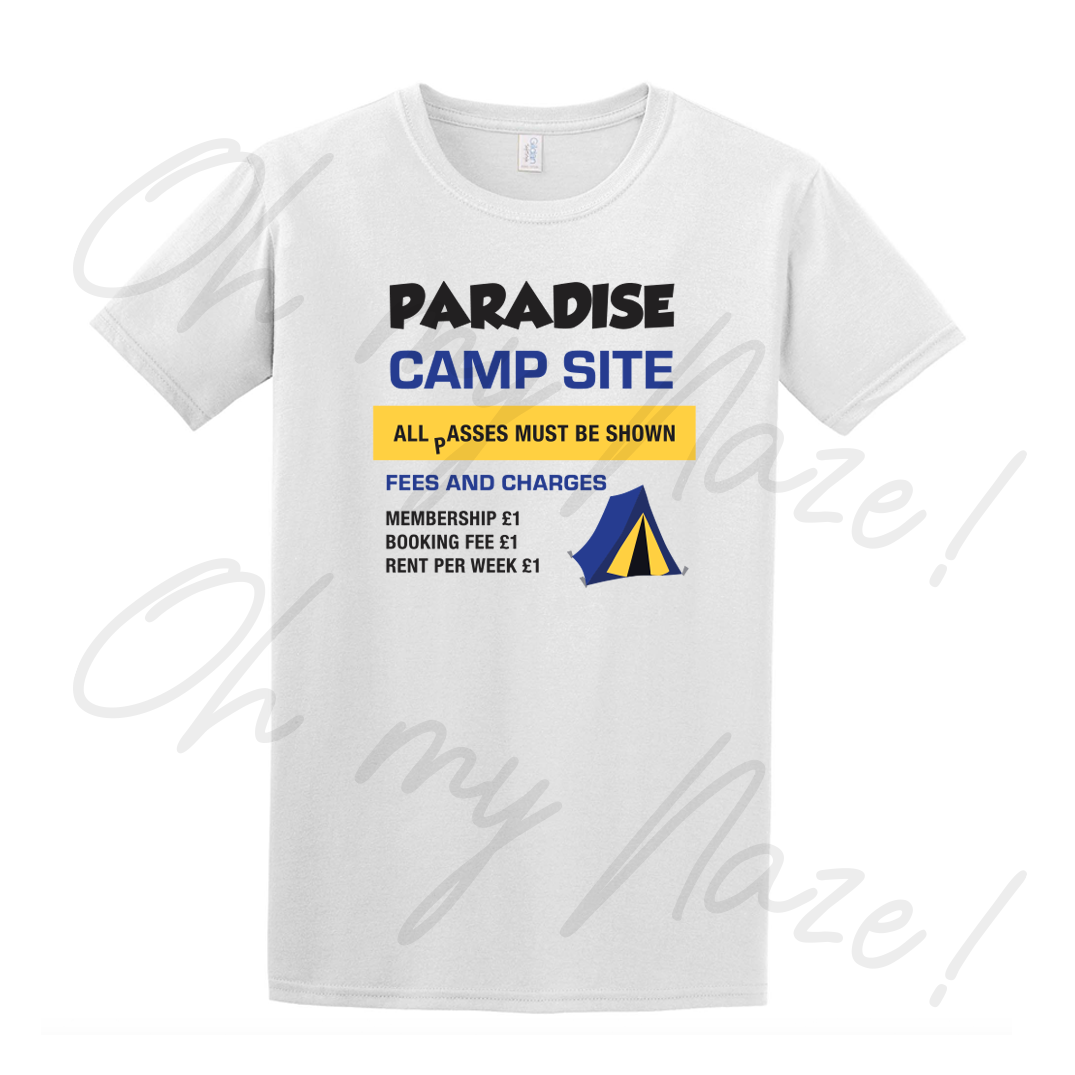 Carry On Camping - T shirt