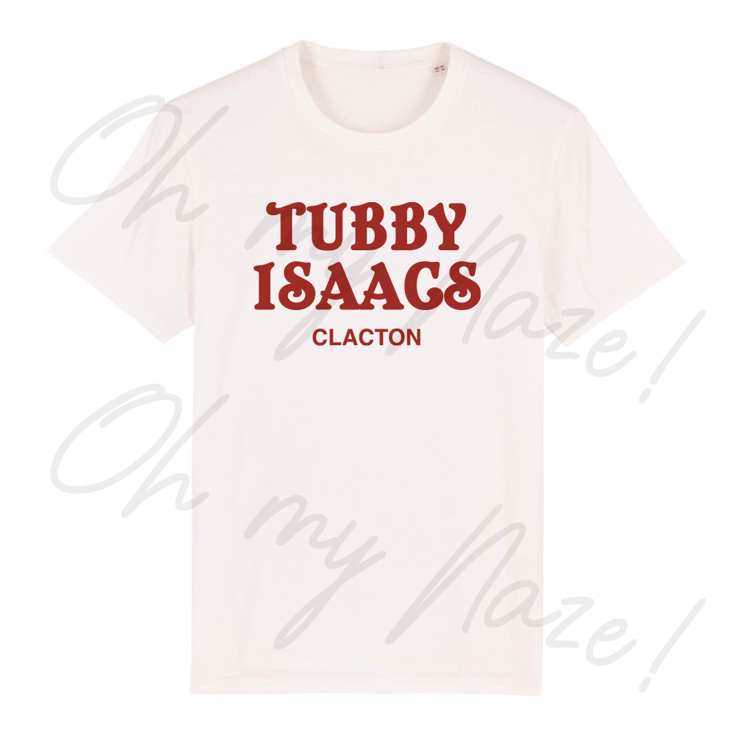 Tubby Isaacs - badge, keyring, coaster, pocket mirror, tote bag, bottle opener, mug, fridge magnet