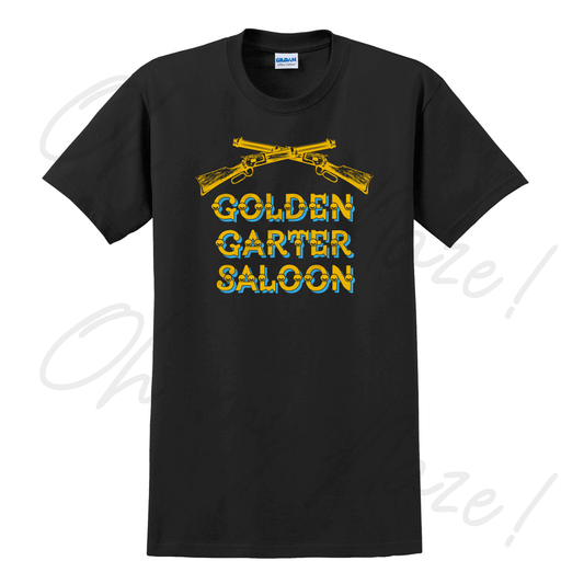 The Wild West Show - Golden Garter T shirt