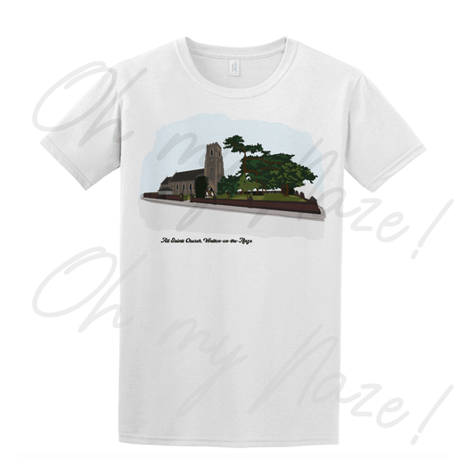 Walton Landmarks All Saints Church  T shirt