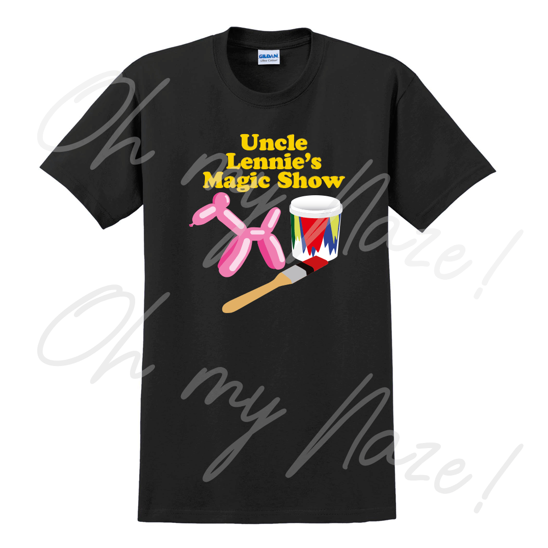 Uncle Lennie's Magic Show T shirt