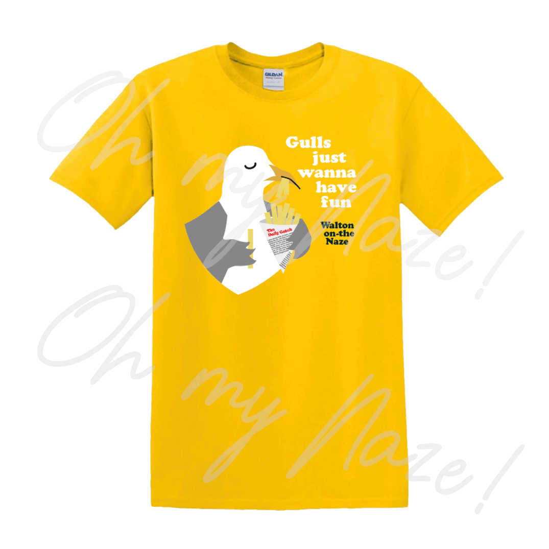 Gulls Just Wanna Have Fun T shirt