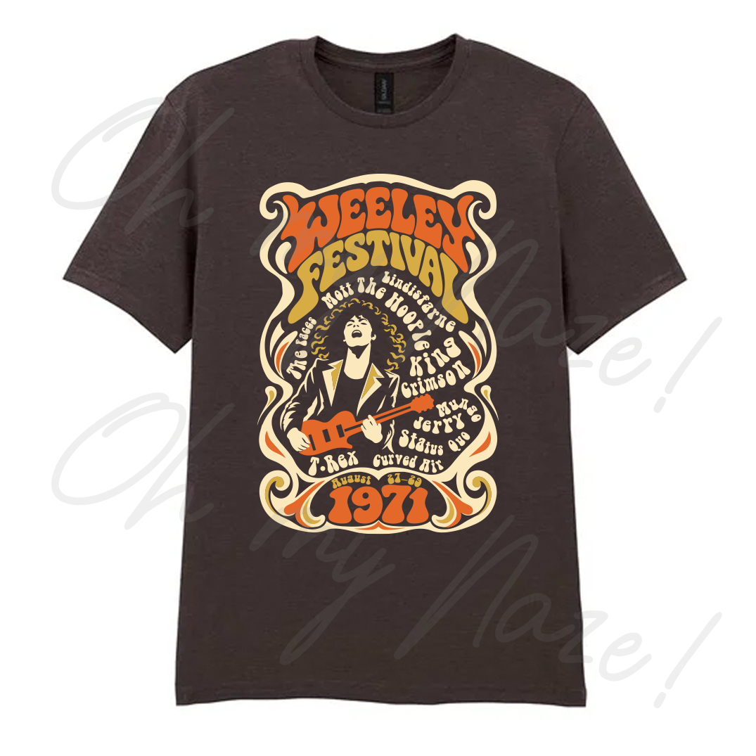 Weeley Festival 1971 - T-shirt