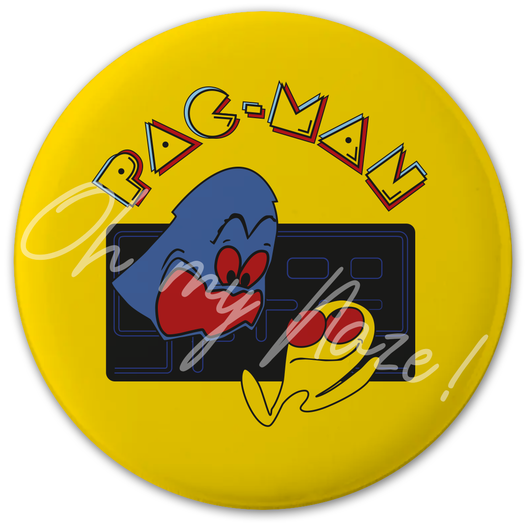 Pac Man badge