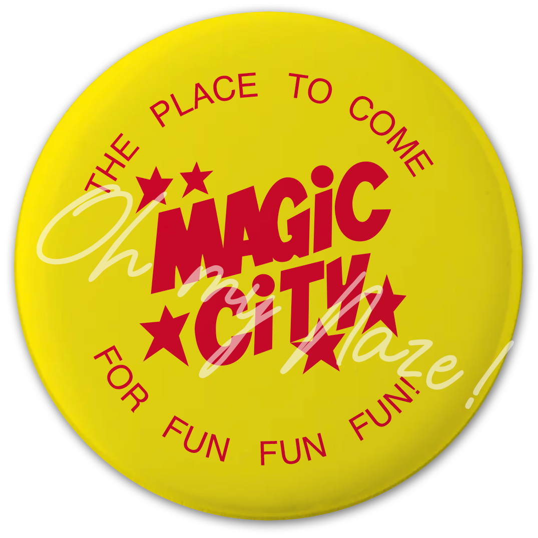 Magic City yellow bottle opener