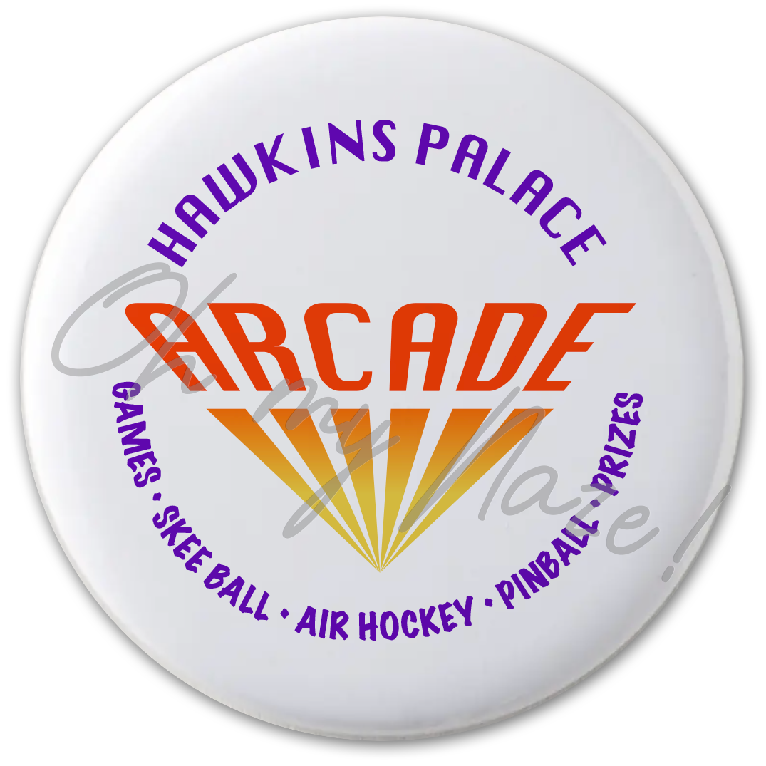 Hawkins Palace Arcade badge (Hawkins Collection)