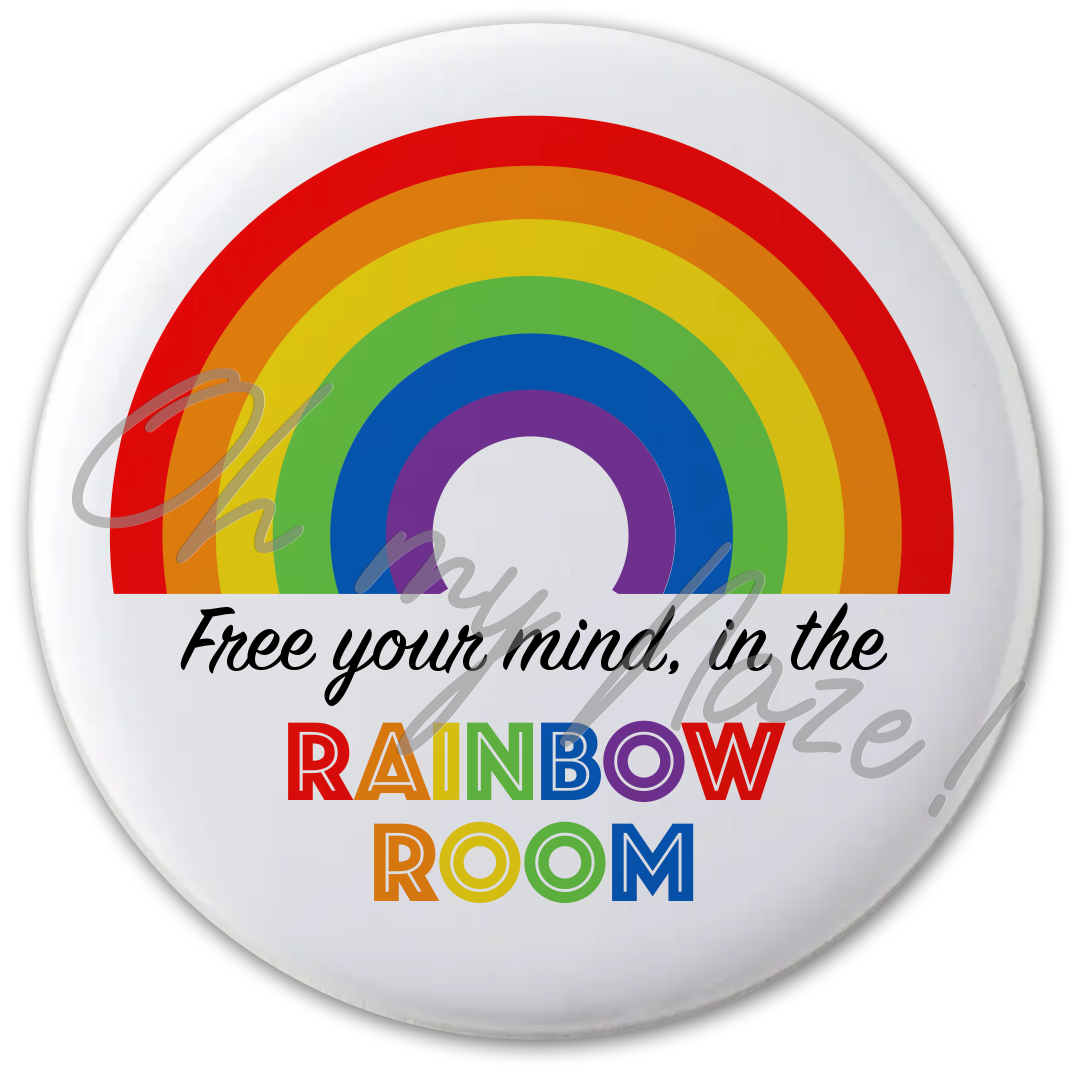 Rainbow Room badge (Hawkins Collection)