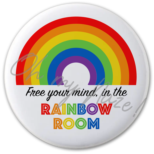 Rainbow Room pocket mirror (Hawkins Collection)
