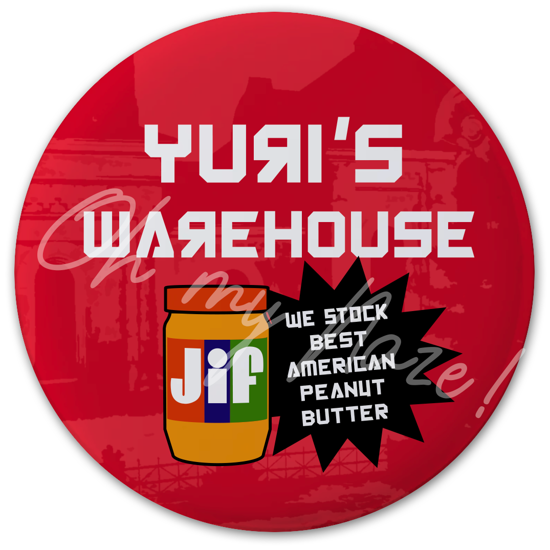 Yuri's Warehouse badge (Hawkins Collection)