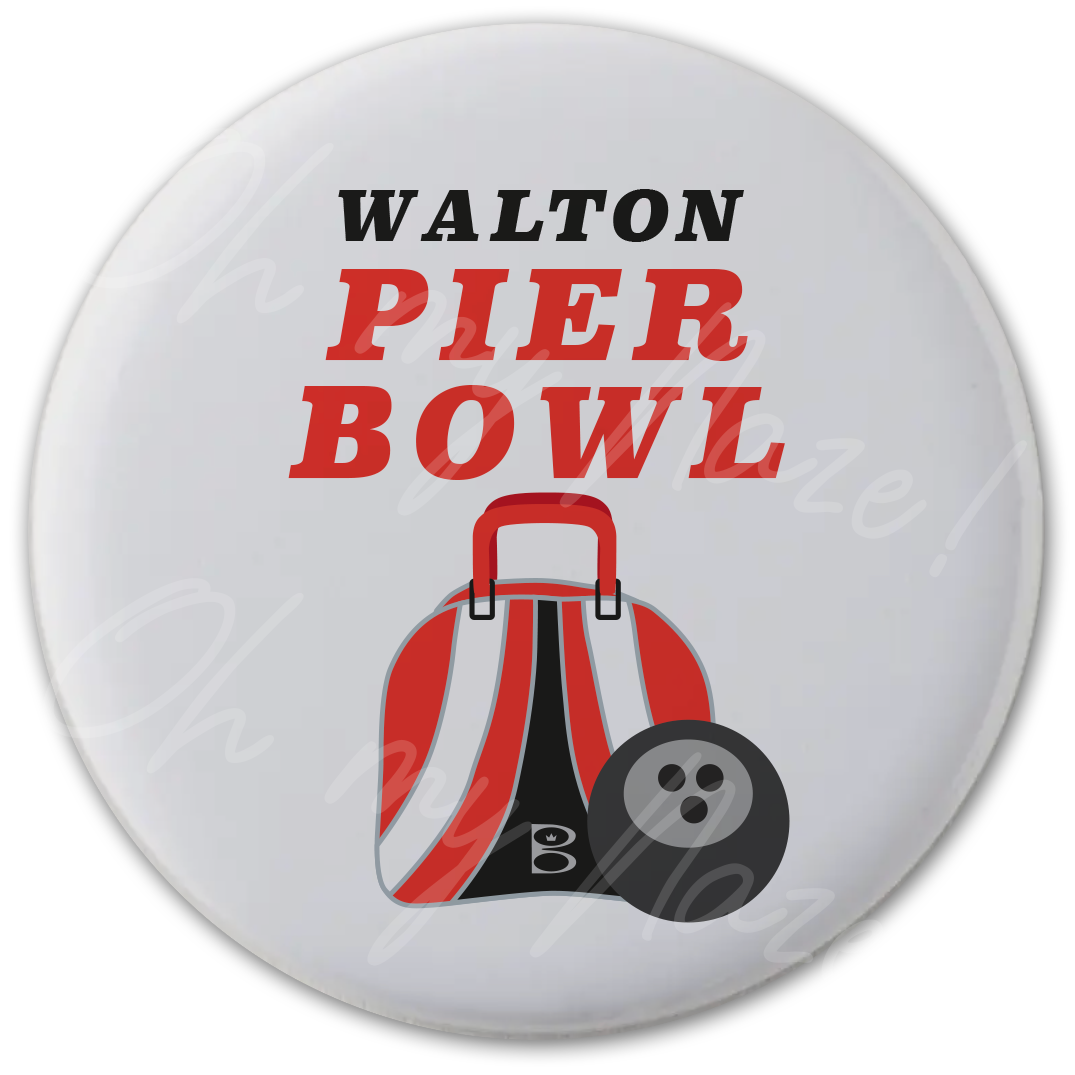 Walton Pier Bowl keyring