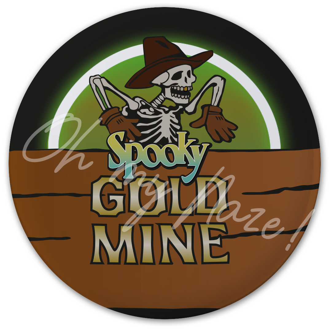 Spooky Goldmine coaster and placemat