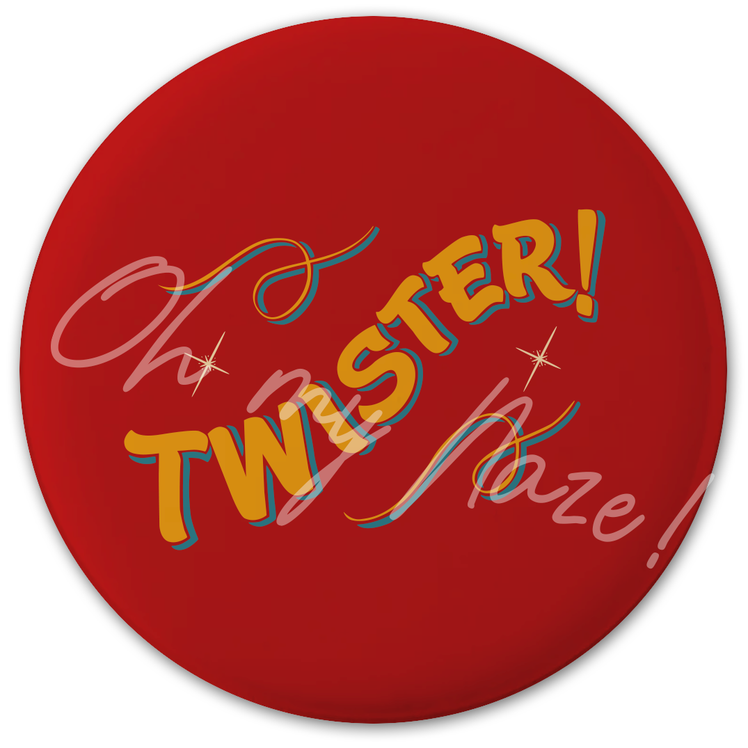 Twister coaster and placemat