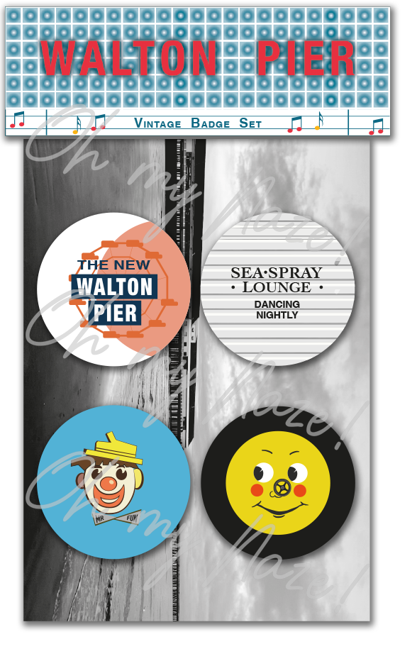 Pier Vintage Memories Collector's badge set