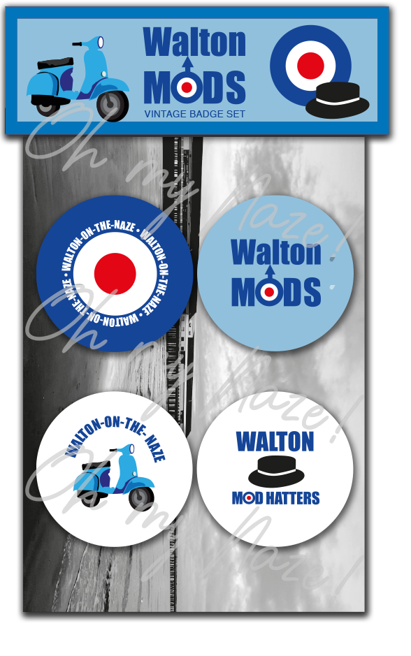 Walton Mods Collector's badge set