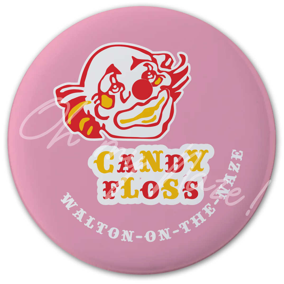 Candy Floss fridge magnet