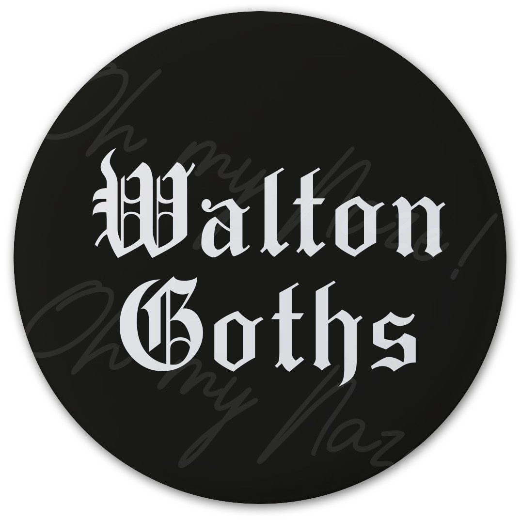 Goths (Text) pocket mirror