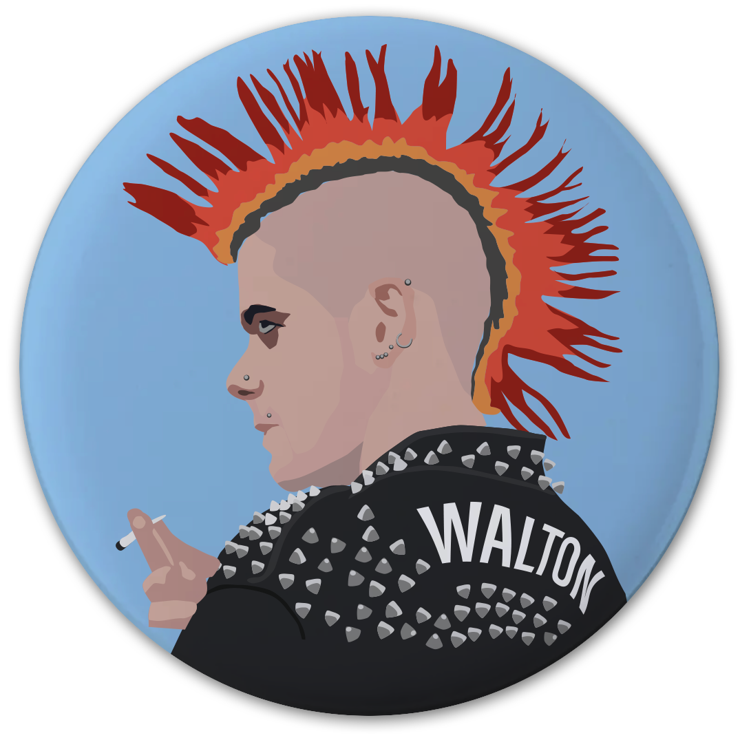 Punks (Mohican) badge