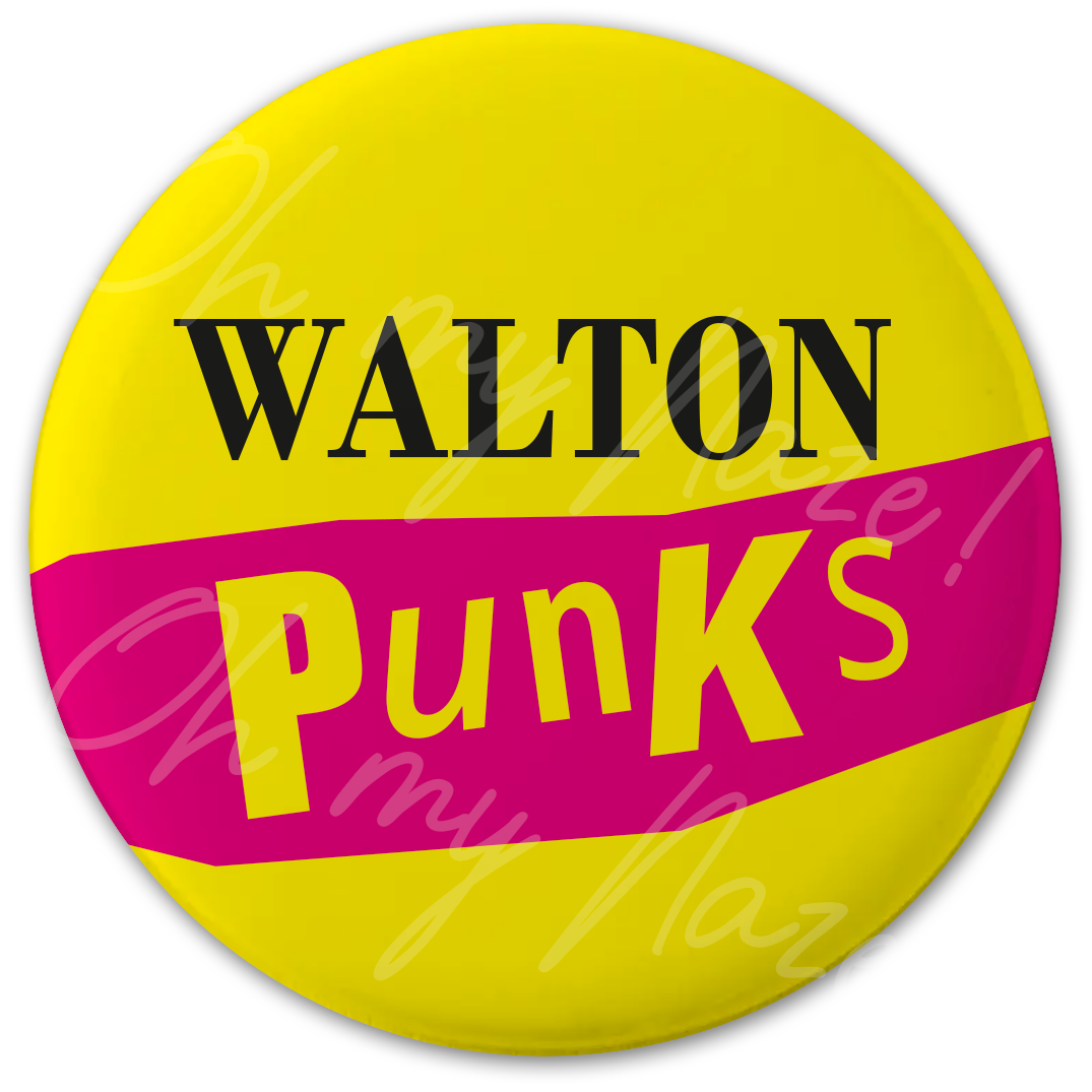 Punks (Text) badge