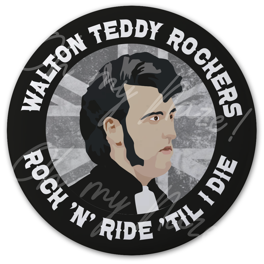 Teddy Rockers badge