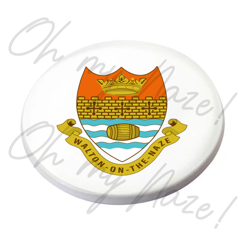 The Crested Collection - Walton-on-the-Naze premium ceramic coaster