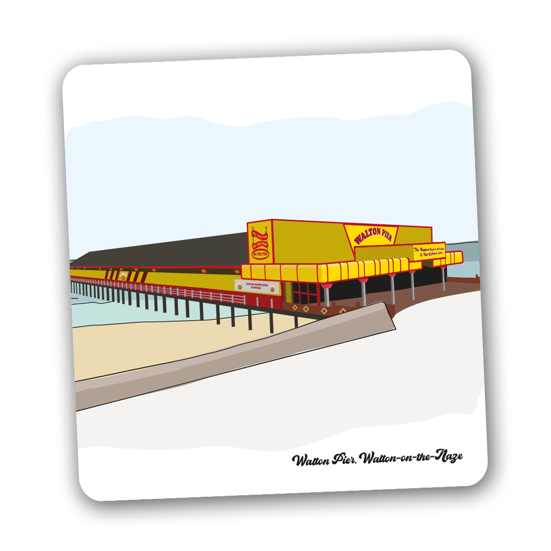 Walton Pier placemat or coaster (Walton Landmarks)