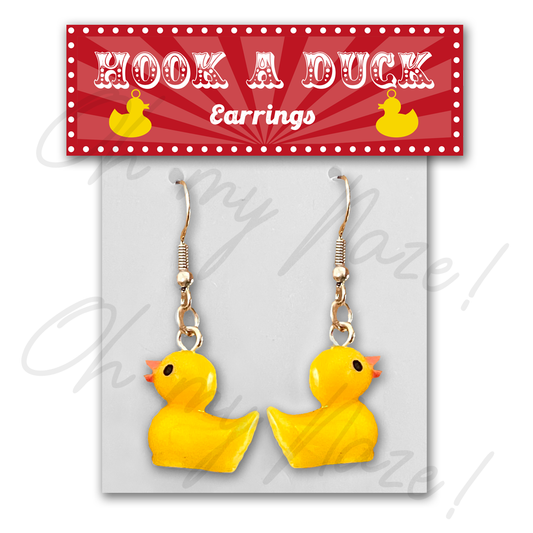 Hook a Duck Earrings