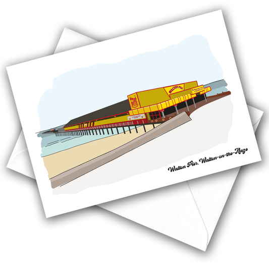 Walton Pier greeting card (Walton Landmarks)