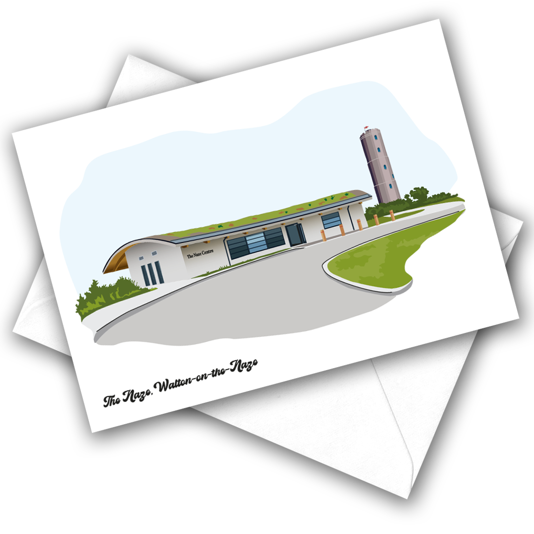 The Naze greeting card (Walton Landmarks)