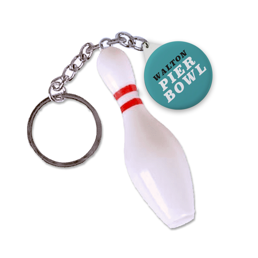 Walton Pier Bowl - Bowling Pin keyring