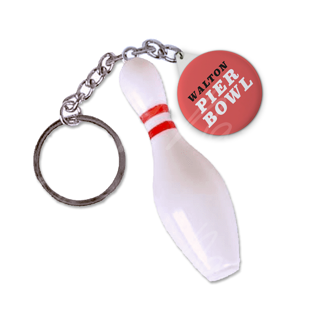 Walton Pier Bowl - Bowling Pin keyring