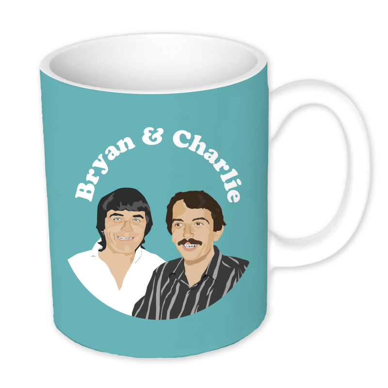 Bryan and Charlie (faces) mug