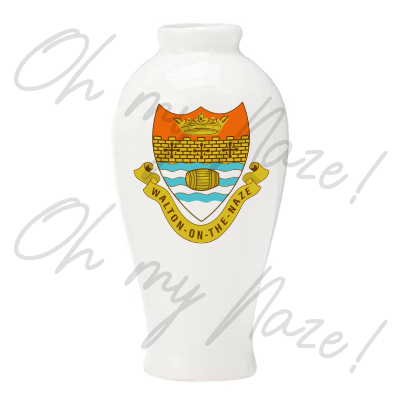The Crested Collection - Walton-on-the-Naze ceramic vases